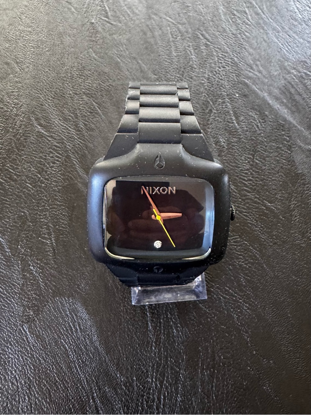 Nixon Black Rubber Player  Analog Watch